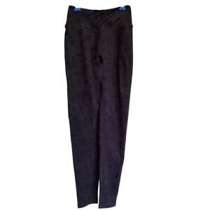 Alphalete Gray Black Patterned Leggings Women's Size XS